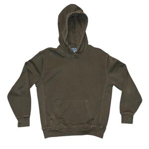 J. Crew Men's Dark Olive Hoodie